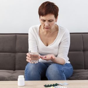 Person in substance abuse therapy in Wilmington, NC